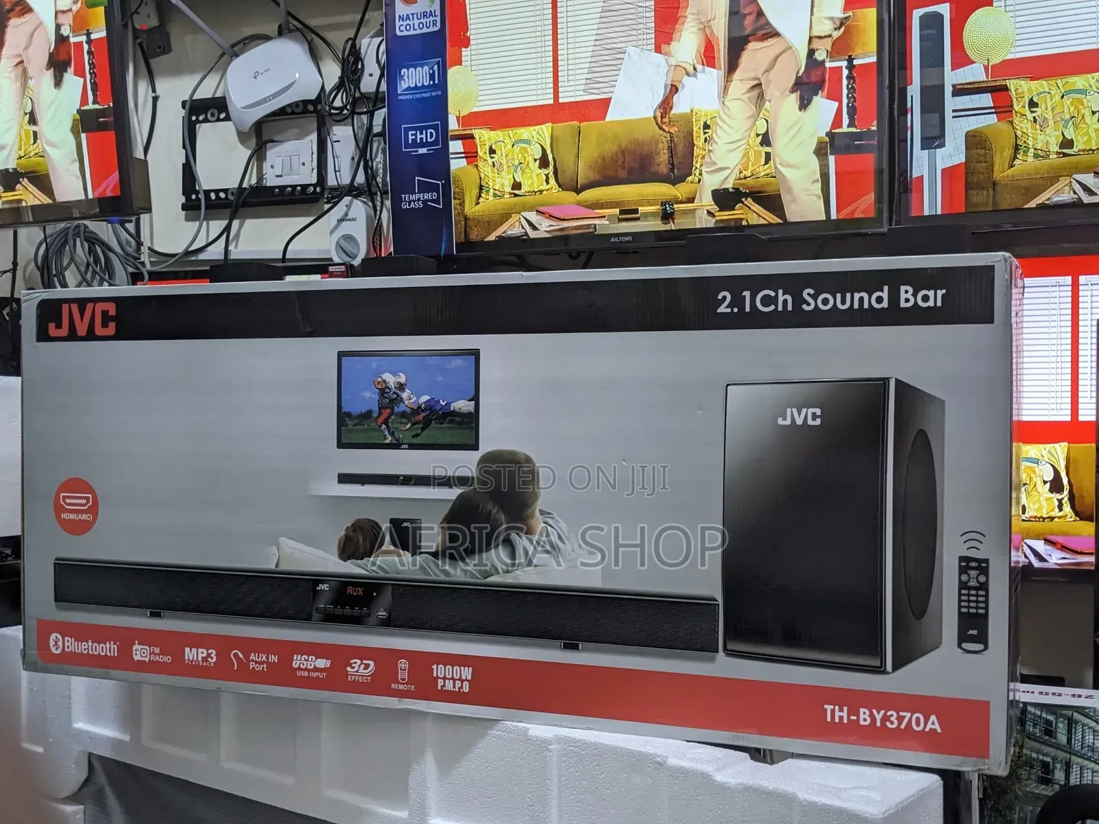 JVC 2.1ch Sound Bar Th-By370a