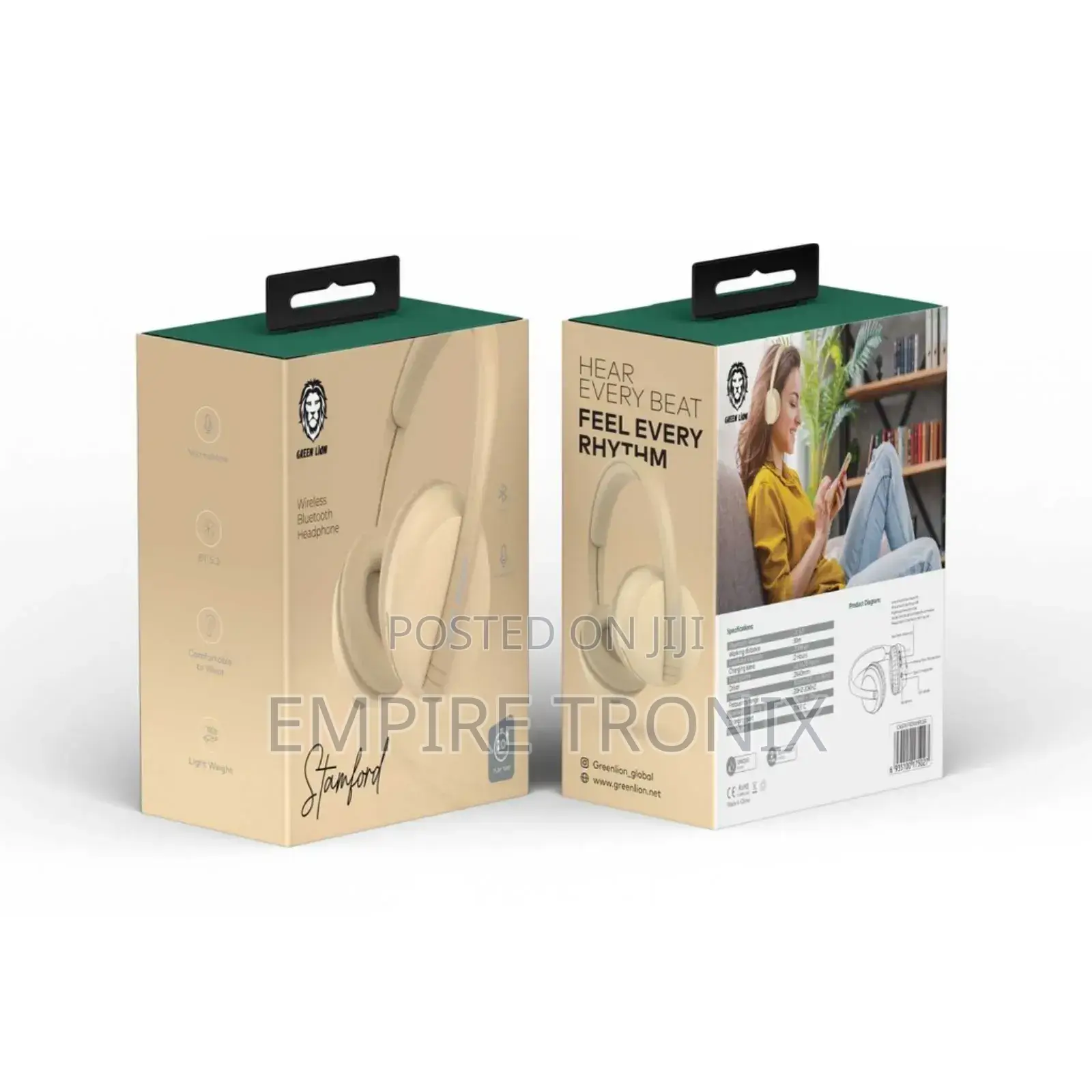Green Lion Stamford Wireless/Bluethooth Headphone