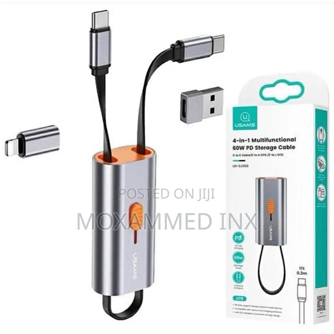 Usams SJ560 Multifunctional 60wpd Aluminium Storage 30cm