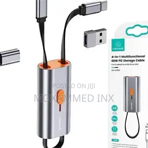 Usams SJ560 Multifunctional 60wpd Aluminium Storage 30cm