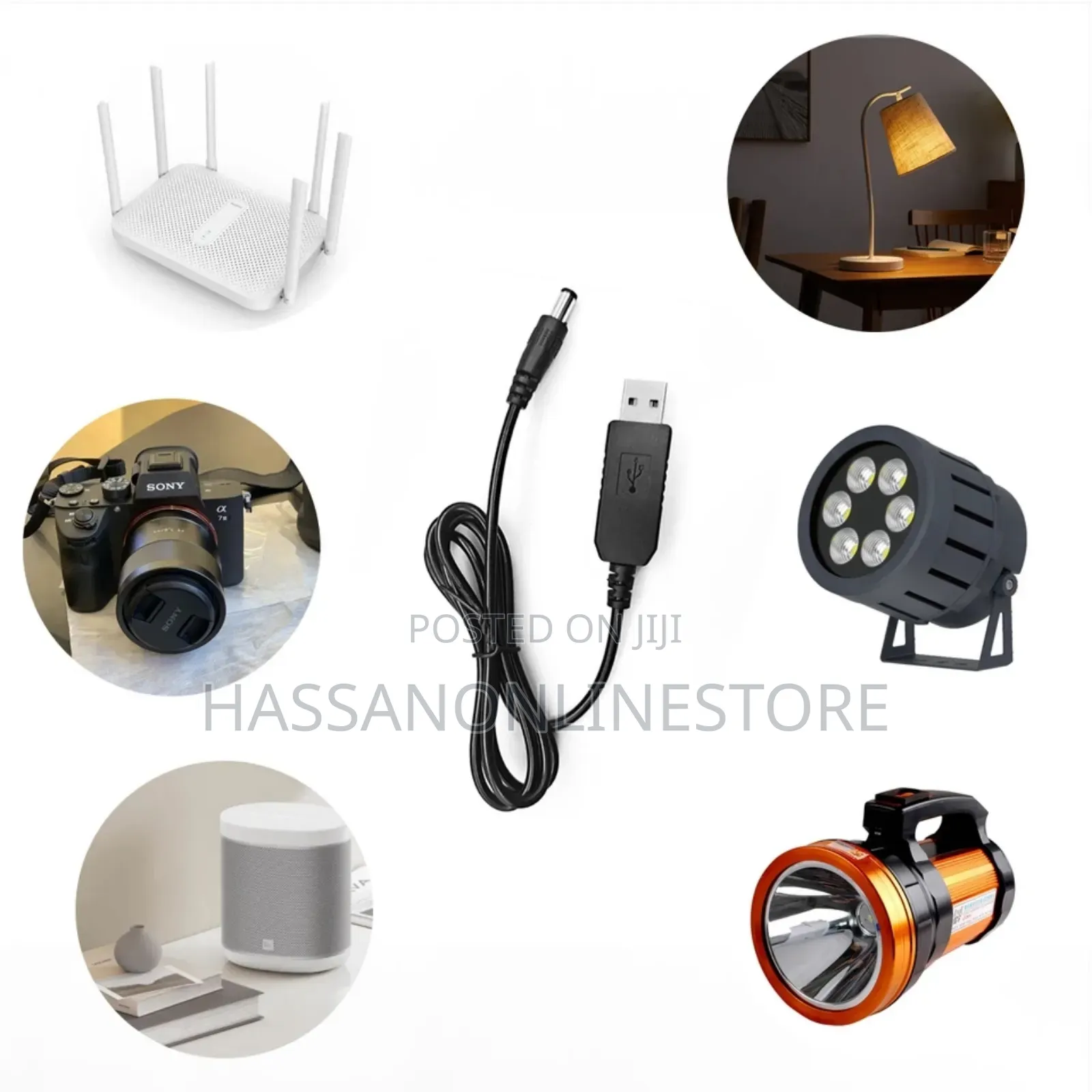 USB Power Boost Line DC 5V to 12V for Router