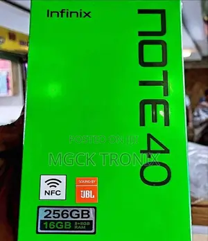 New Infinix Note 40 256 GB