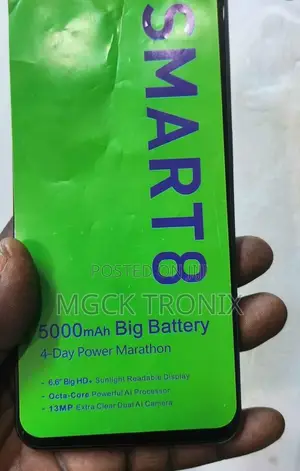 New Infinix Smart 8 64 GB Blue