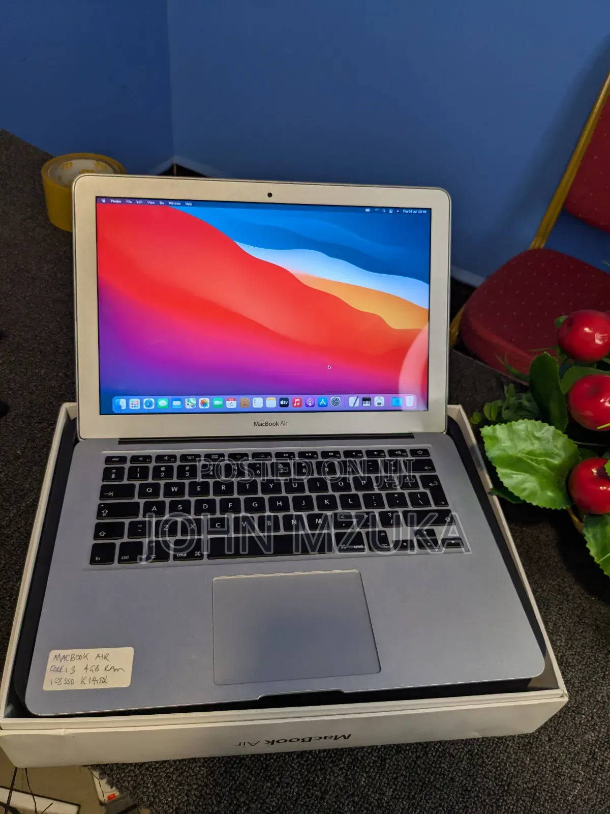 Laptop Apple MacBook Air 2013 4GB Intel Core I5 SSD 128GB