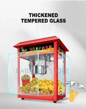Automatic Corn Puffing Maker/Popcorn Maker/Built Lighting.