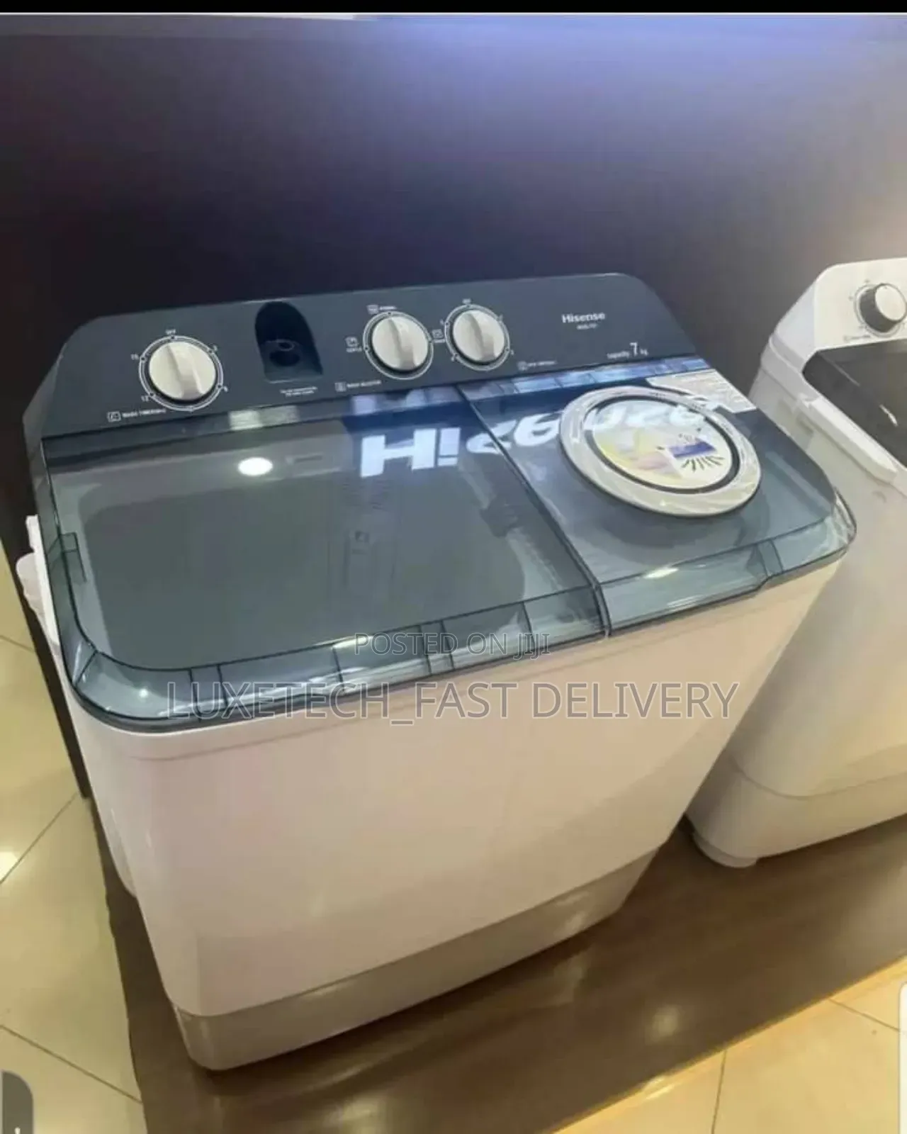 Hisense Washing Machine 7kg Semi-Automatic