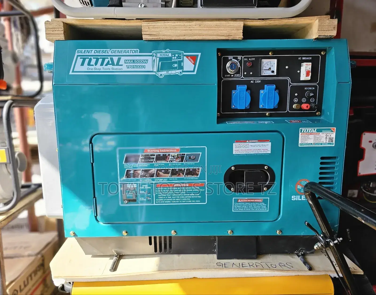 Total Diseal Generator 5kva Singel Phase