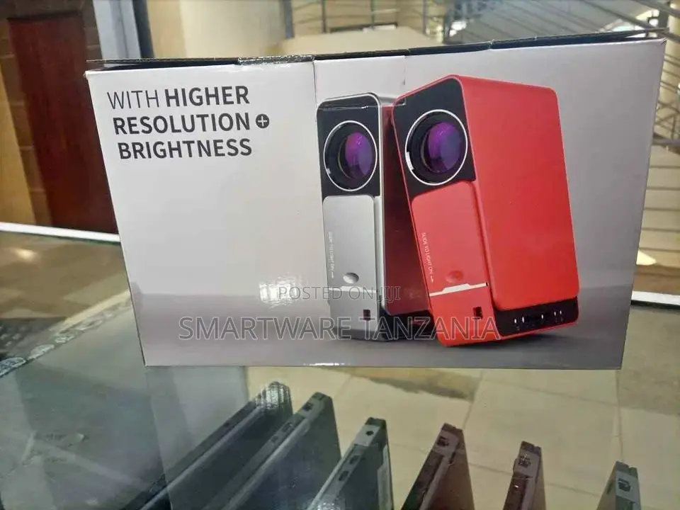 Portable Indoor Movie Projector Compatible With Smartphone