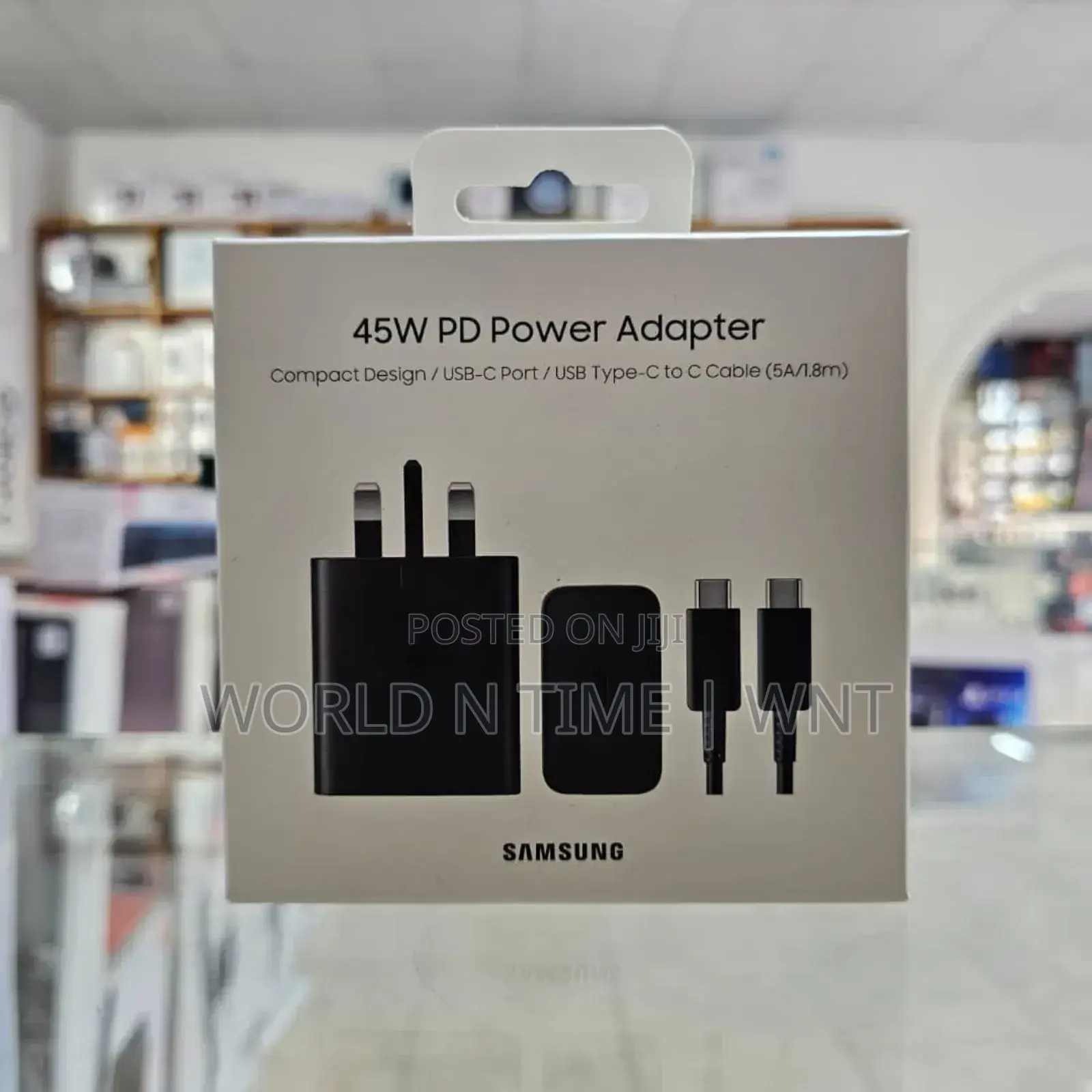 Samsung 45w PD Adapter With C2c 1.8meter 5A Cable