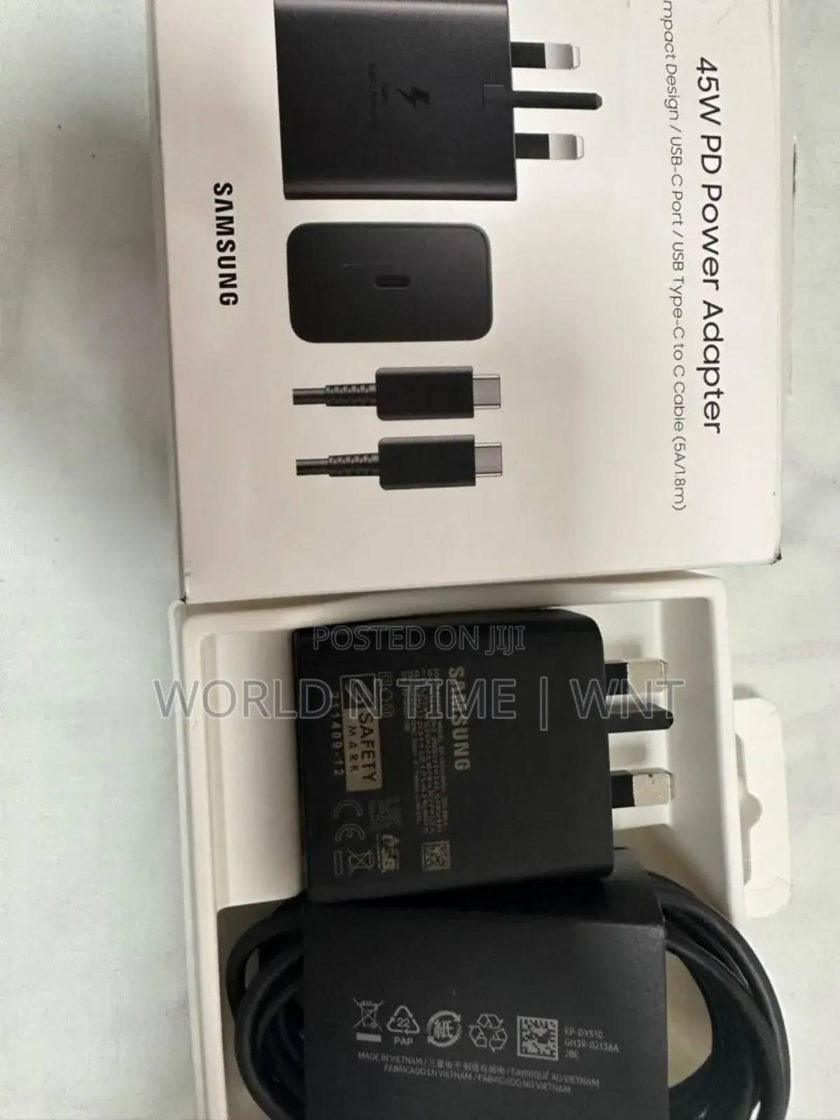 Samsung 45w PD Adapter With C2c 1.8meter 5A Cable