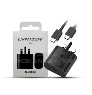 Samsung 25w PD Adapter With C2c 1meter Cable.
