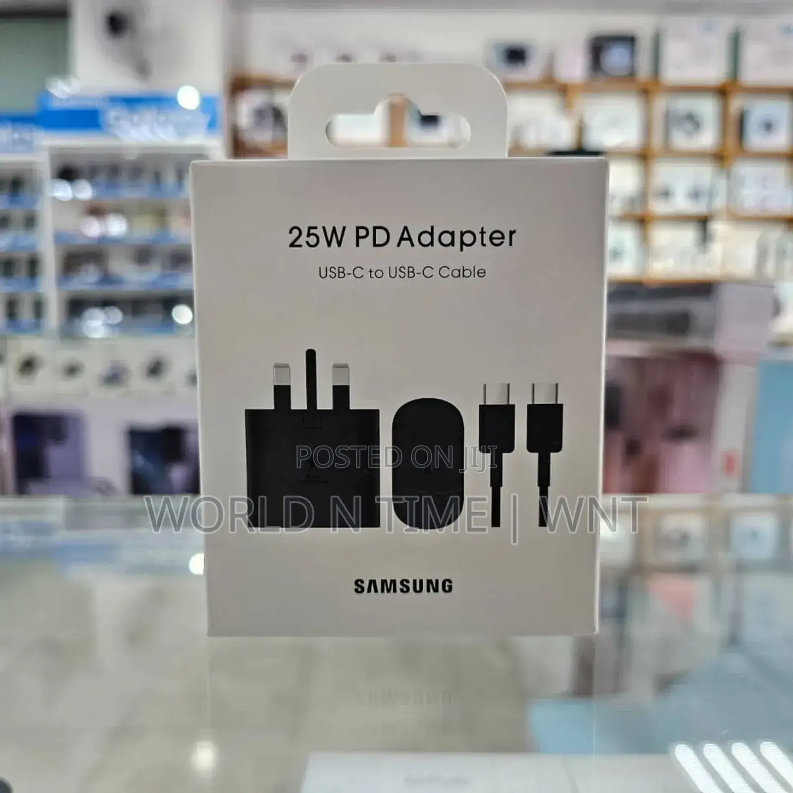 High Copy Samsung 25w PD Adapter and C2c Cable 1meter.