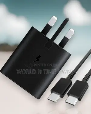 High Copy Samsung 25w PD Adapter and C2c Cable 1meter.