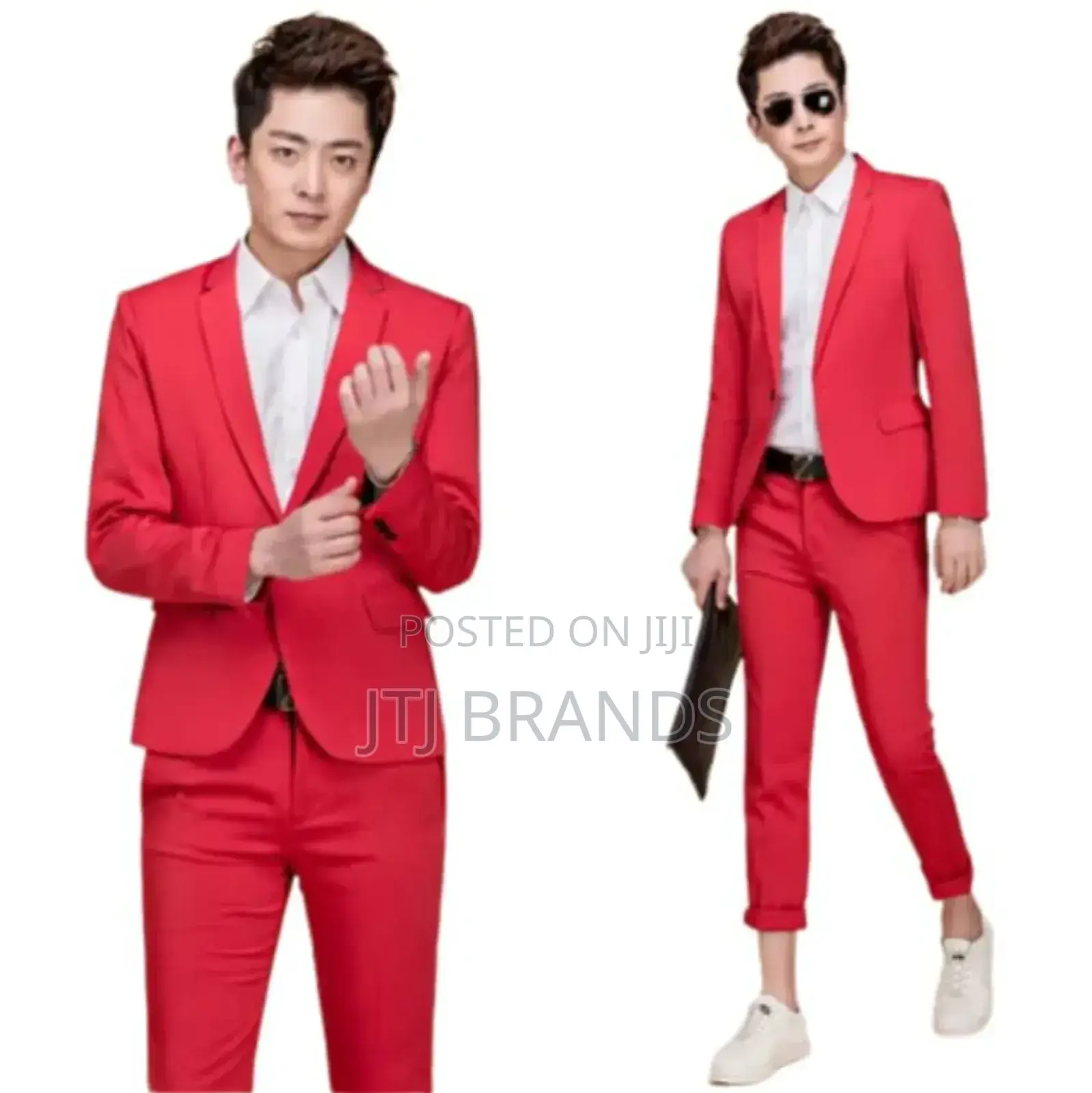 Red Two Pieces Suit