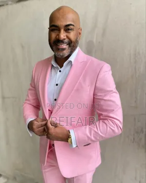 Pink Men's Suits | Suti Za Kiume