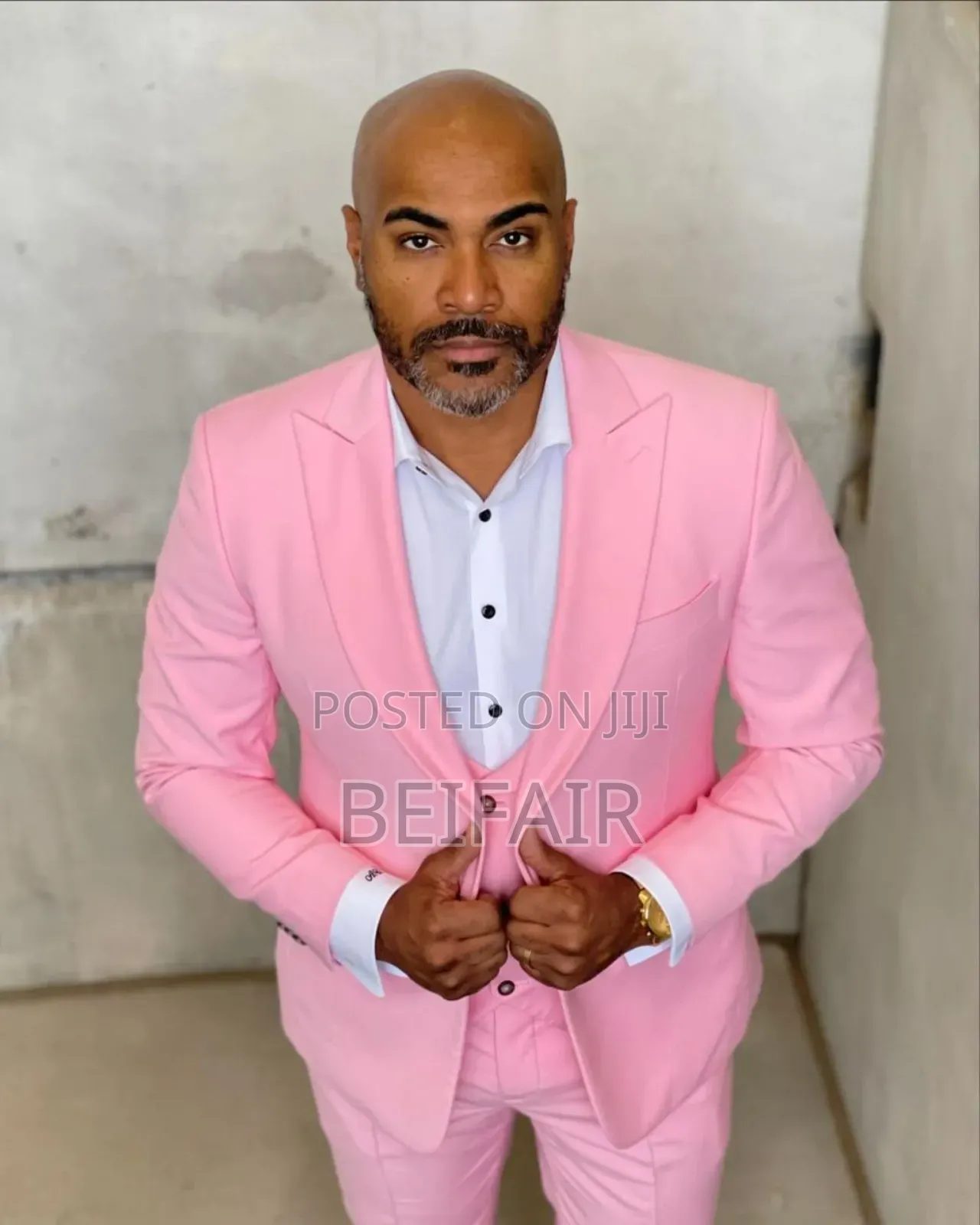 Pink Men's Suits | Suti Za Kiume