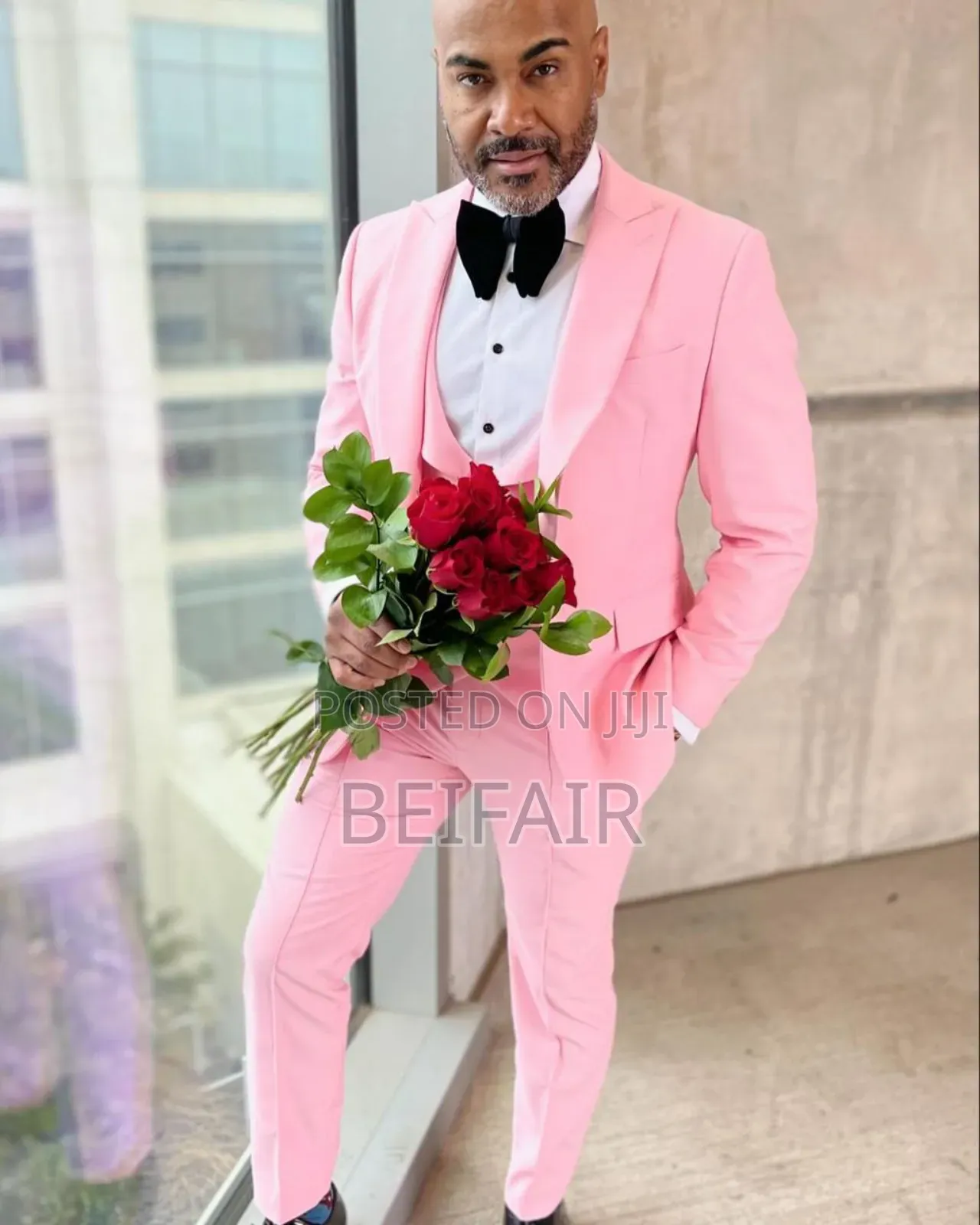 Pink Men's Suits | Suti Za Kiume