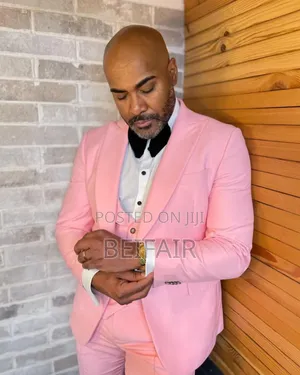 Pink Men's Suits | Suti Za Kiume