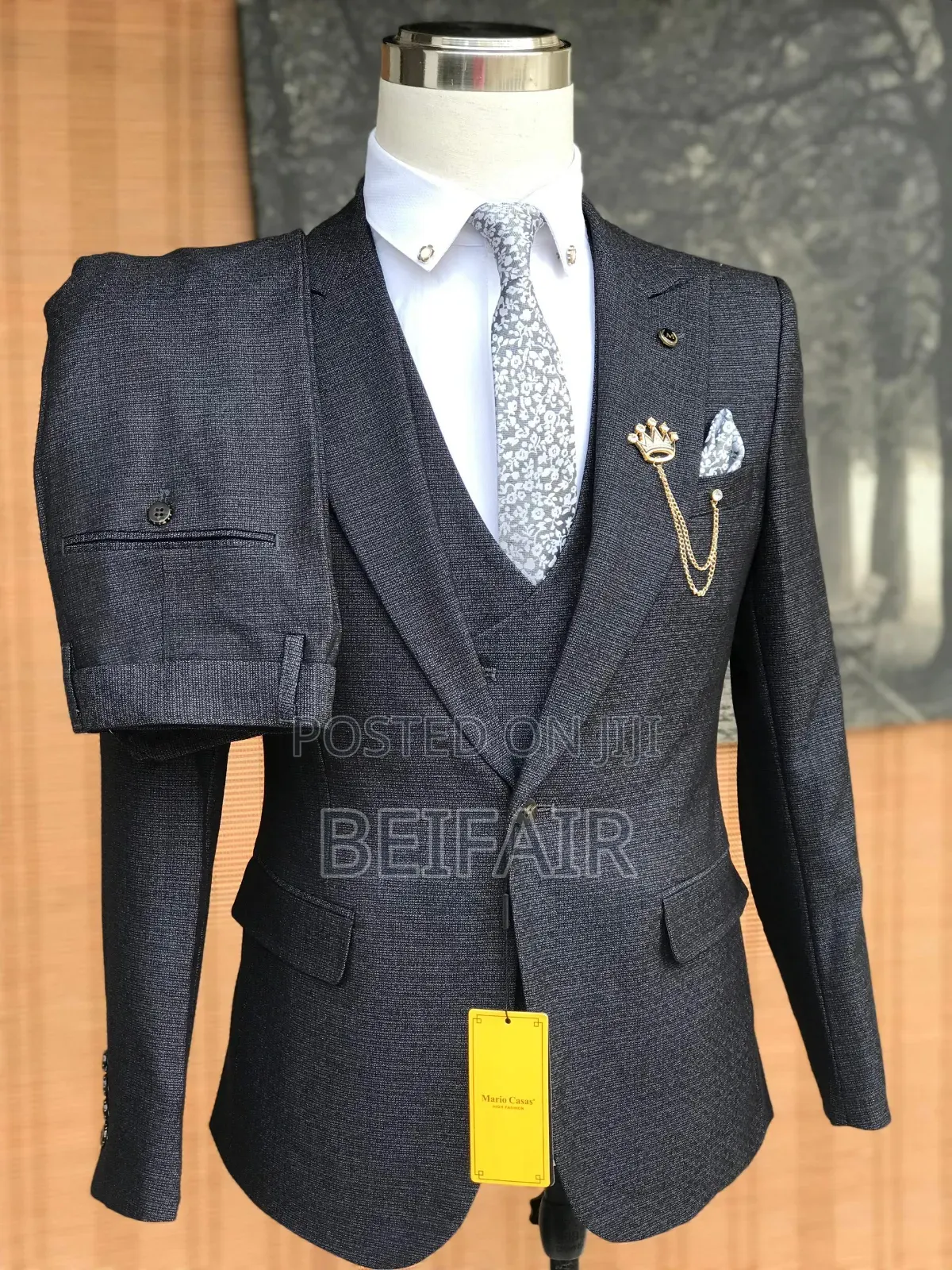 Suti Za Kiume | Men's Suits | Charcoal Grey