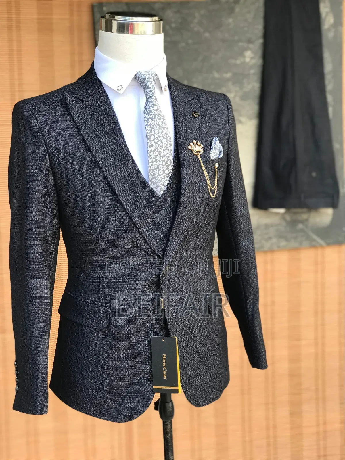 Suti Za Kiume | Men's Suits | Charcoal Grey