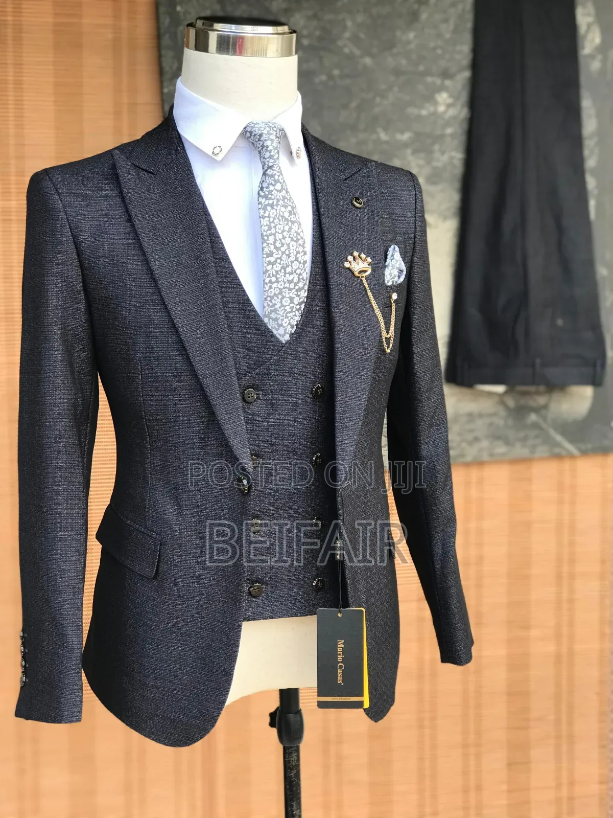 Suti Za Kiume | Men's Suits | Charcoal Grey