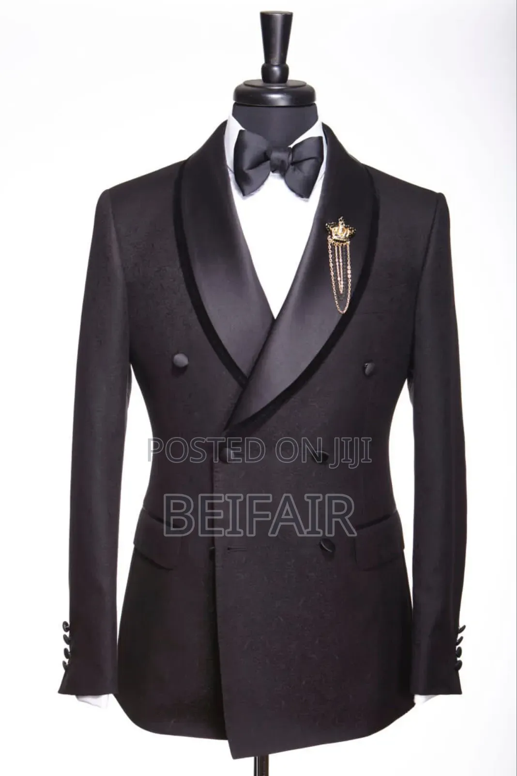 Black Taxedo Suits | Suti Za Kiume