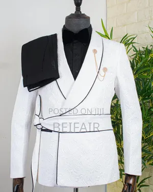 Suti Za Kiume | Men's Suits | White Taxedo