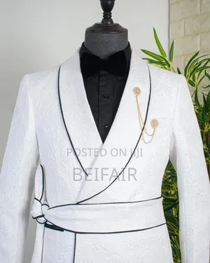 Suti Za Kiume | Men's Suits | White Taxedo