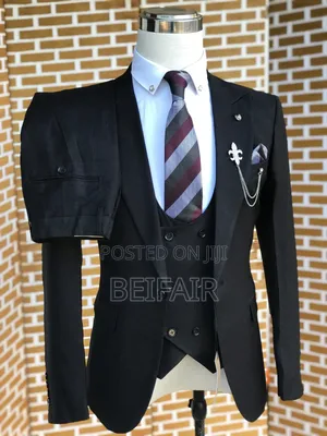 Suti Za Kiume | Men's Suits | Black