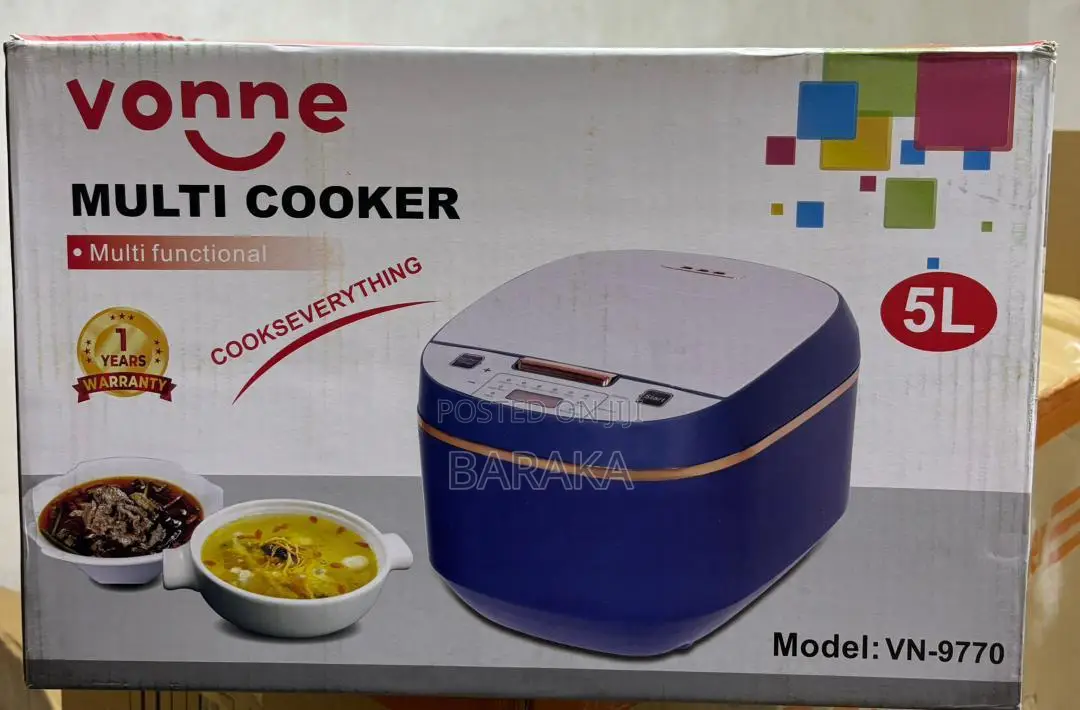 VONNE MULTI COOKER 5L It Cooks All Food