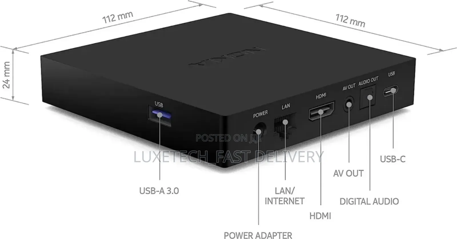 Nokia Android TV Streaming Box 8000 UHD Resolution