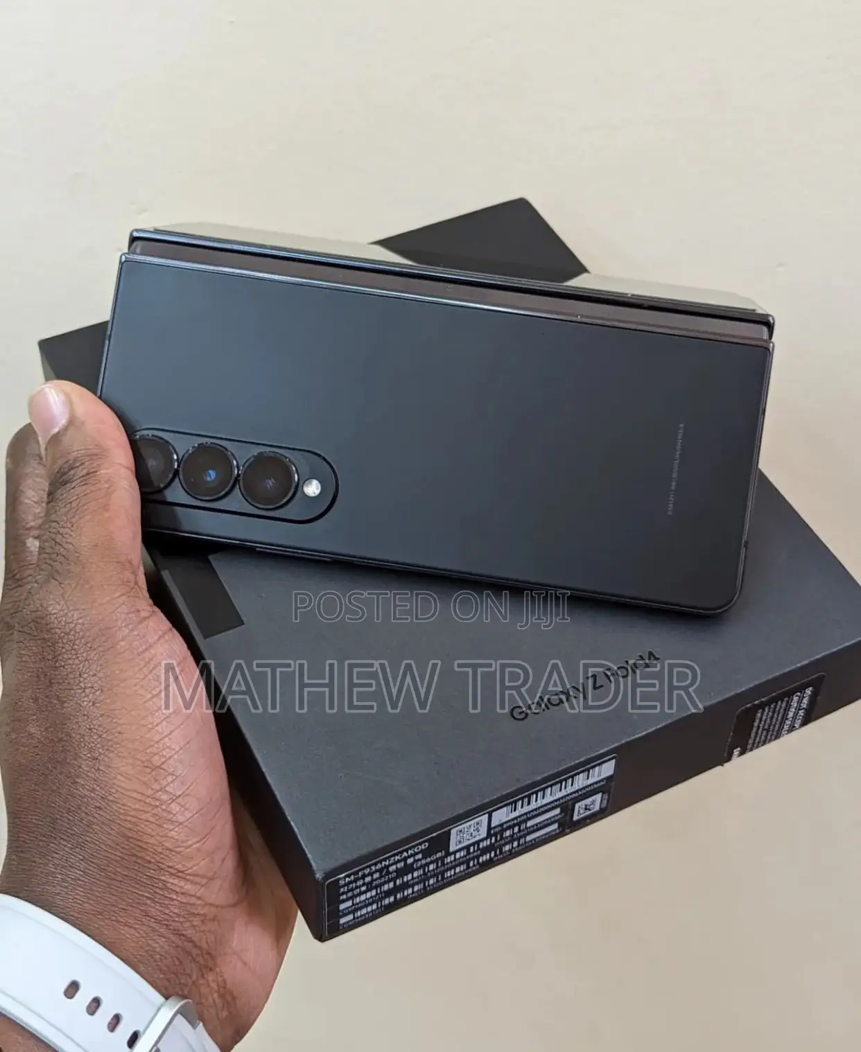New Samsung Galaxy Z Fold4 256 GB Black