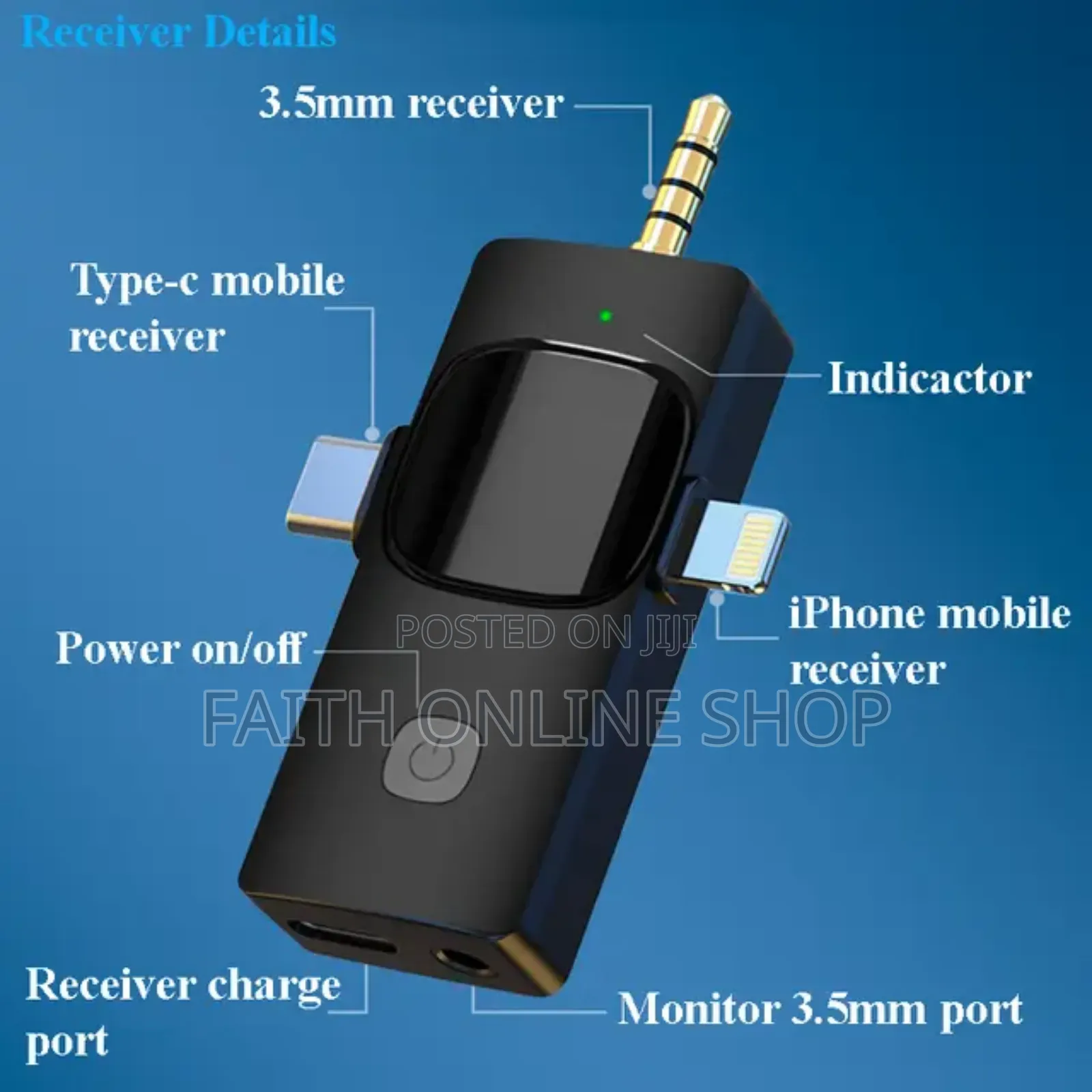 Wireless Mini Lavalier Microphone