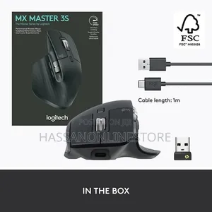 Logitech MX Master 3S Wireless Mouse - Black
