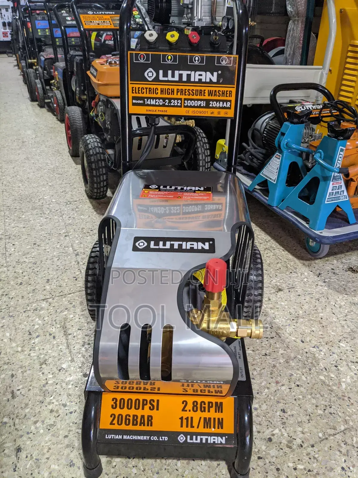 Lutian Pressure Washer 3000psi 14m20-2.2s2