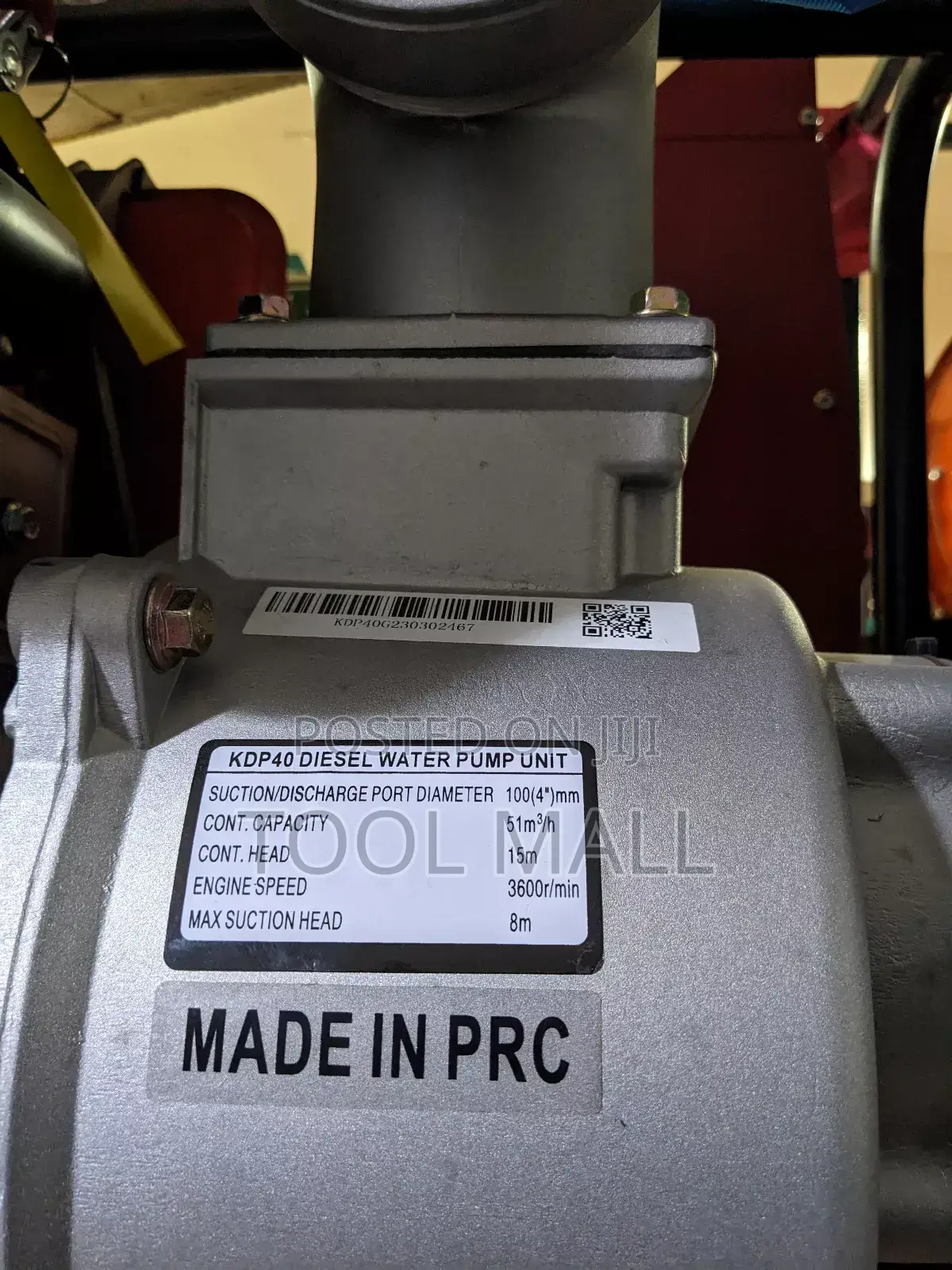 Diesel Water Pump Kama KDP40