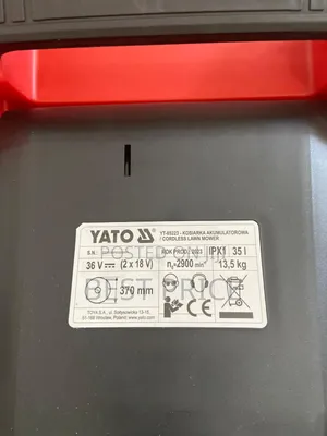 Yato Cordless Battery Lawn Mower Yt-85223