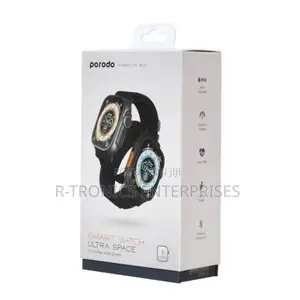 Porodo Ultra Space Smart Watch 2.1" Wide Screen - Black