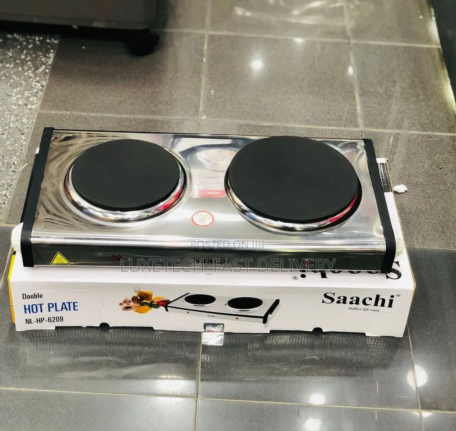 Saachi Electric Cooker 2 Hot Plates