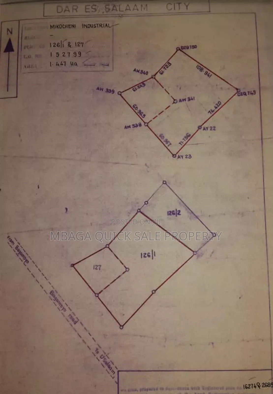 5 Acres Plot For Sale At Mikocheni Industrial Area