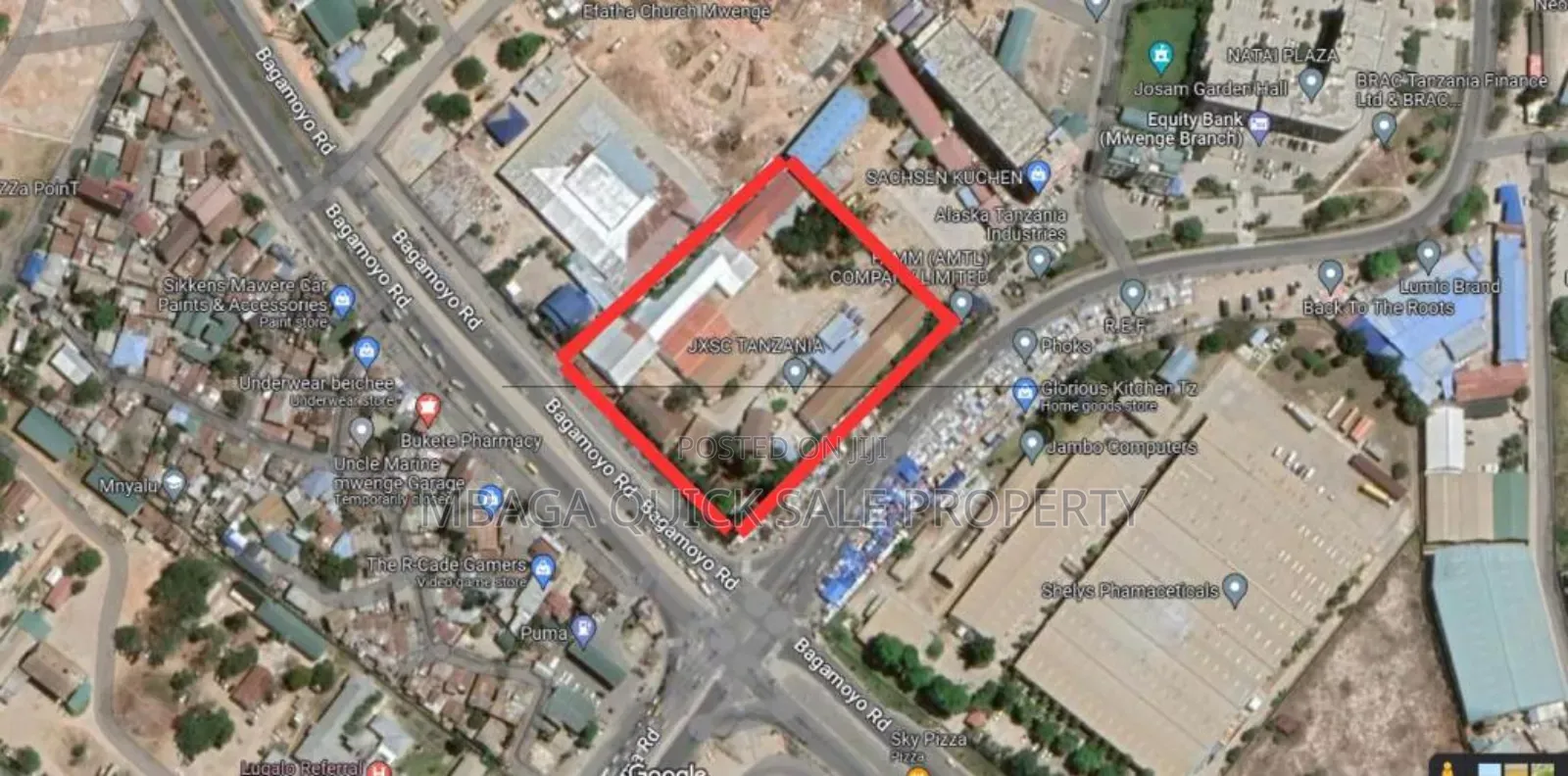 5 Acres Plot For Sale At Mikocheni Industrial Area