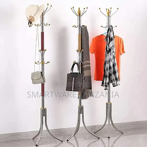 12 Hooks Hanger Free Standing Hat Hanger Handbags Scarf