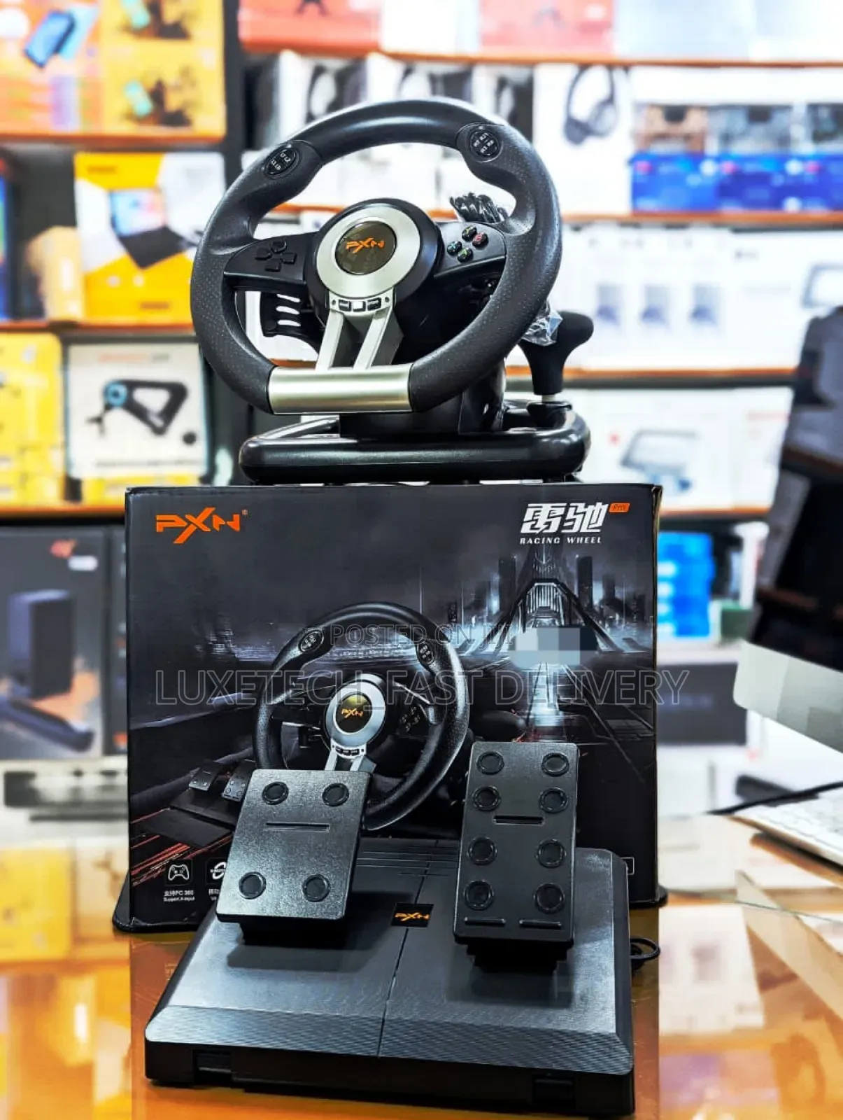 PXN V3 Pro Gaming Racing Wheel and Pedal