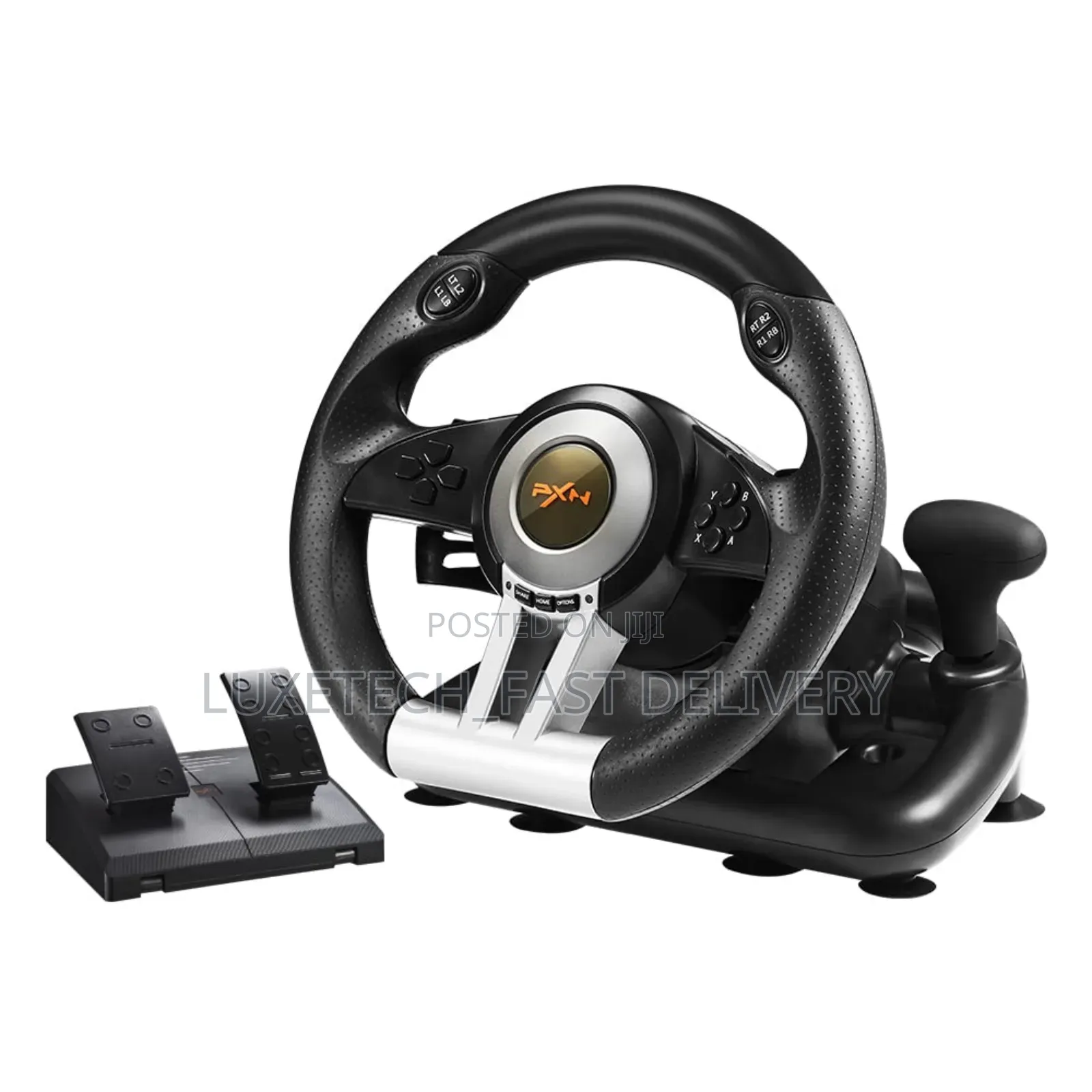 PXN Racing Wheel V3 Pro 180 Degree Steering Wheel With Pedal