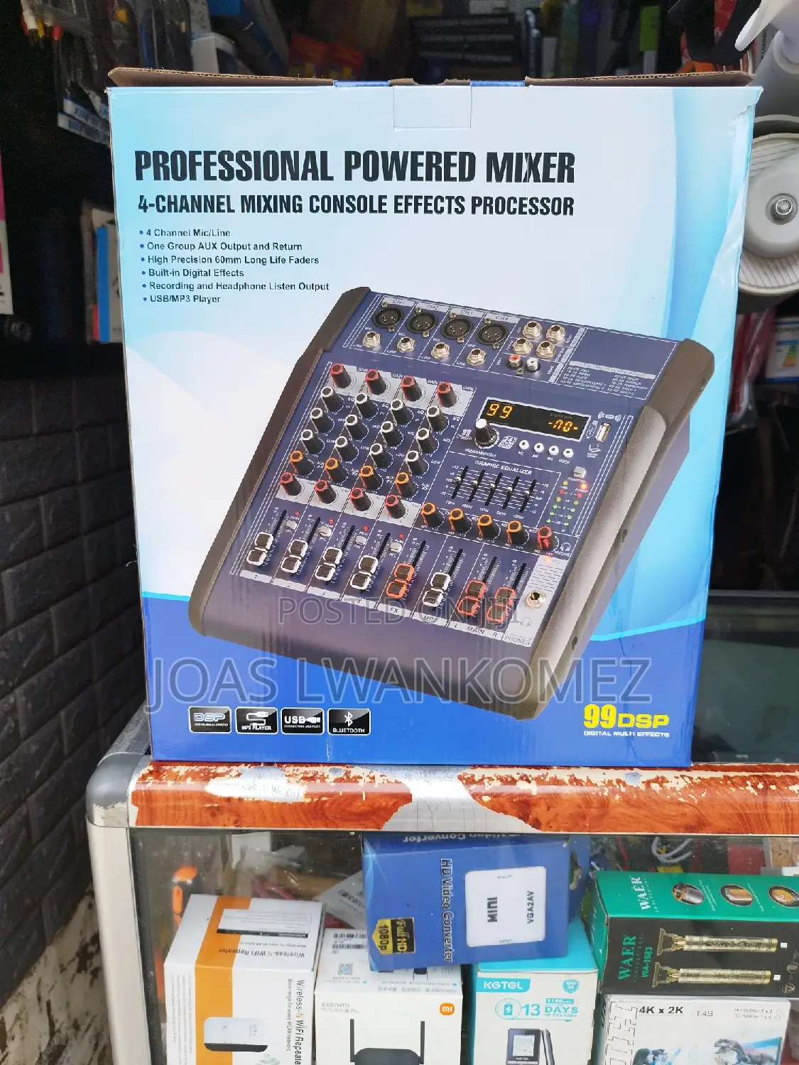 YAMAHA Proffesional Power Mixer(4-Channel).