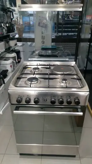 ARISTON 60x60cm Cooker 3gas Burners 1electric Plate A6MSH2F