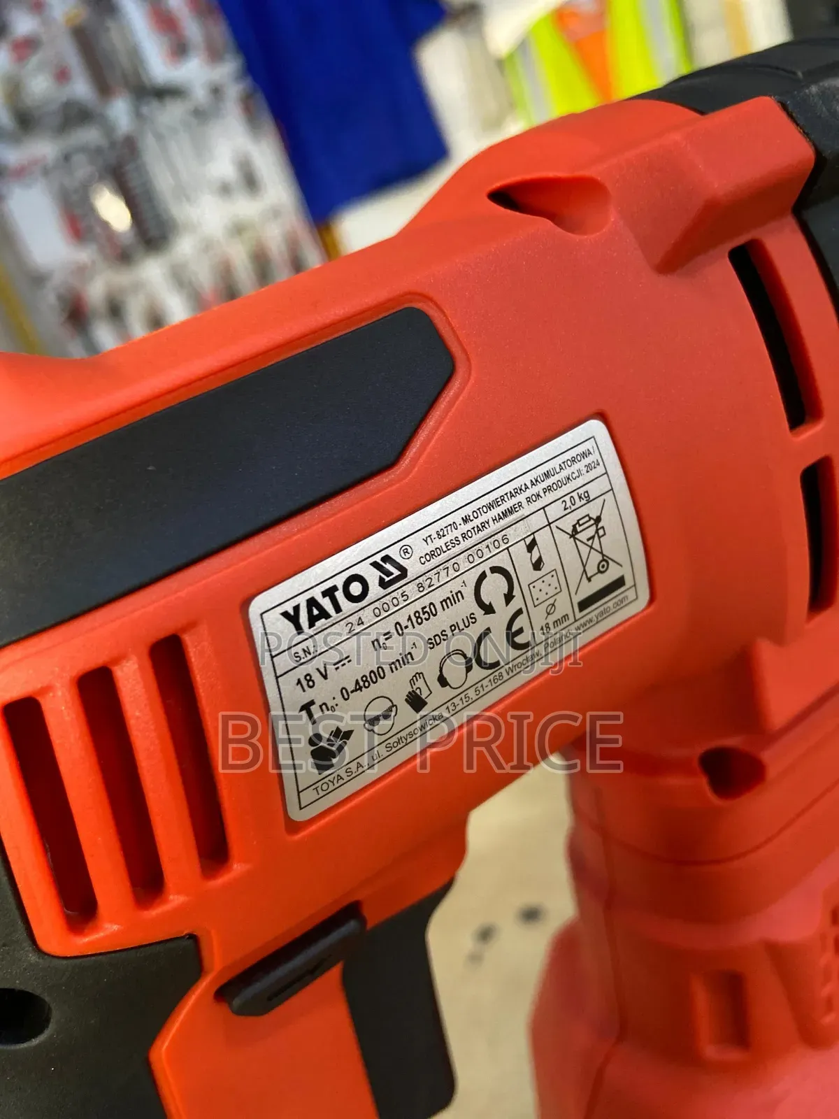 Yato Cordless Rotary Hammer - 82770