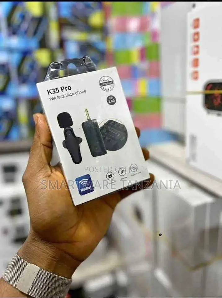 K-35 Wireless Collar Microphone For Interview Live Streaming