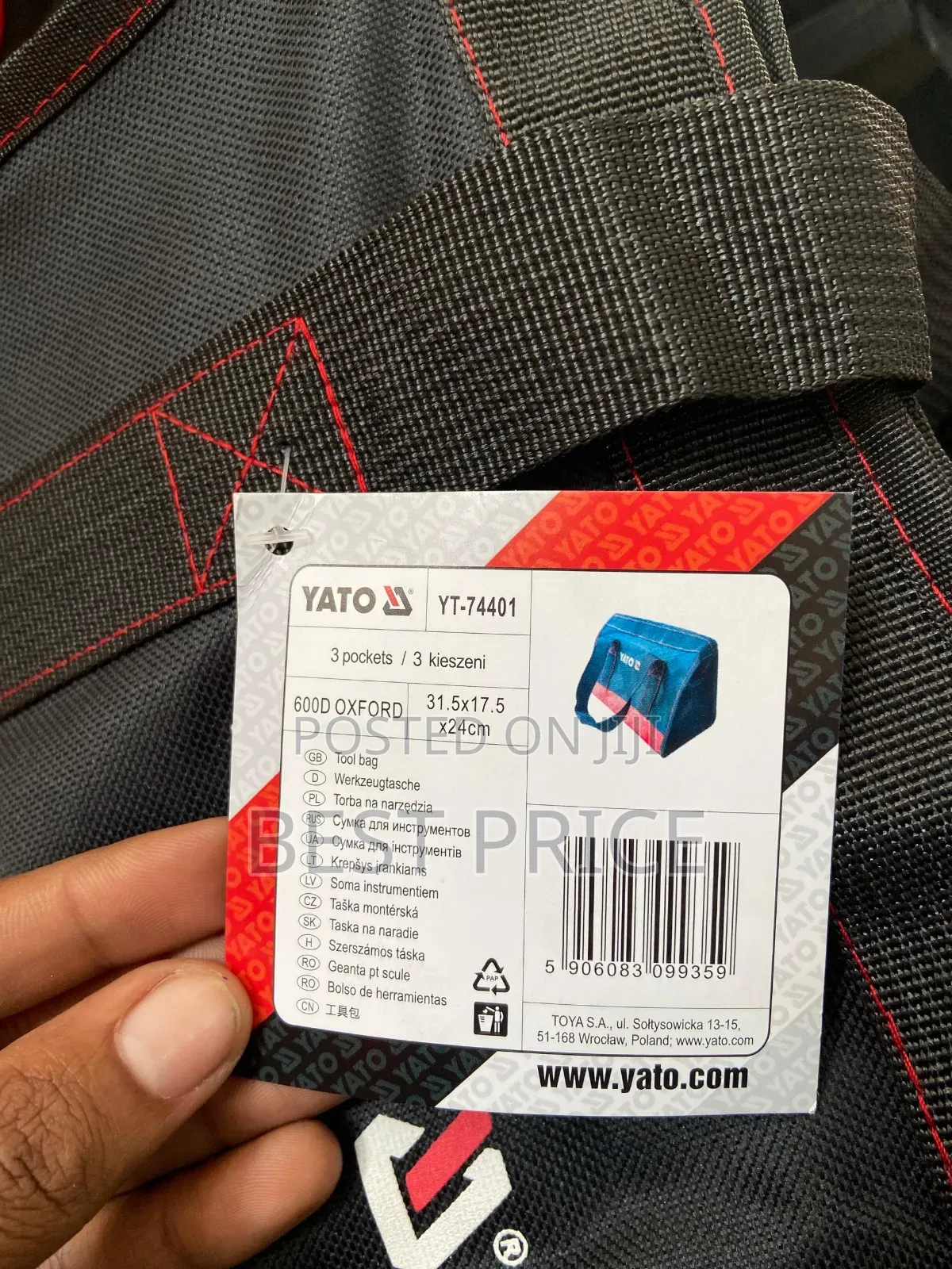 Yato Tool Bag Yt-74401