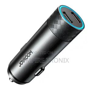 Joyroom JR-CL13 50W Dual-Port PD Car Charger-Gray